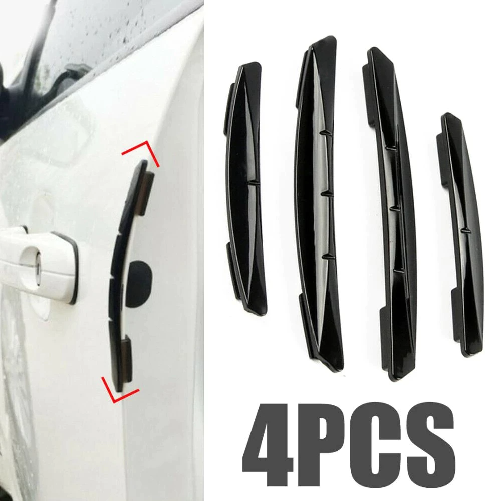 4x Anti-Collision Guard Strip Cover Car Accessories Door Edge Scratch