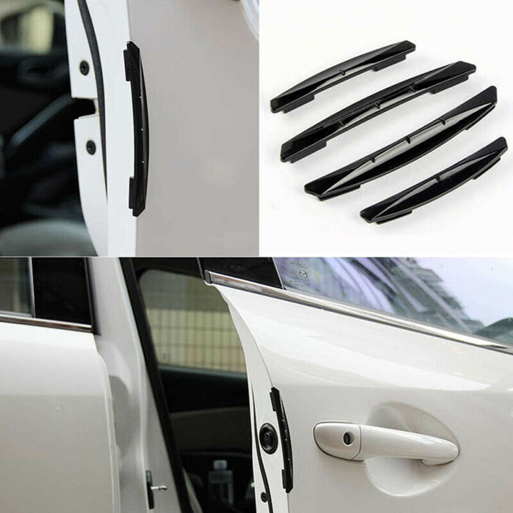 4x Anti-Collision Guard Strip Cover Car Accessories Door Edge Scratch