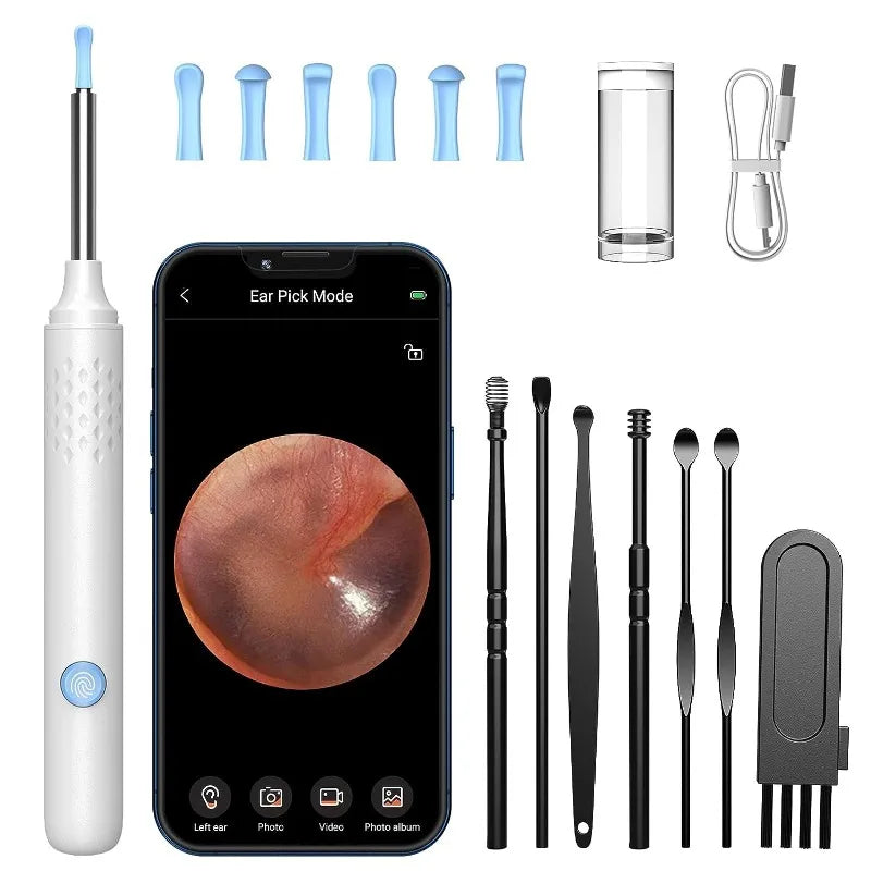 WIFI Camera Earwax Remover N30 Pro with 6 LEDs 1080P High-definition