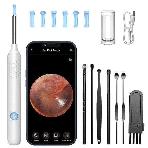 WIFI Camera Earwax Remover N30 Pro with 6 LEDs 1080P High-definition